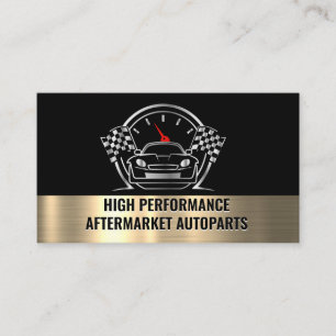 Carte De Visite Logo métallique Auto Performance Racing