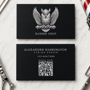 Carte De Visite Logo Minimaliste de Salon de Coiffure Professionne