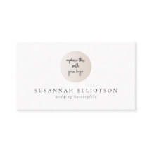 Logo minimaliste QR Code Nom Mariage Coiffeur