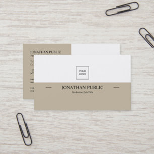 Carte De Visite Logo moderne professionnel élégant