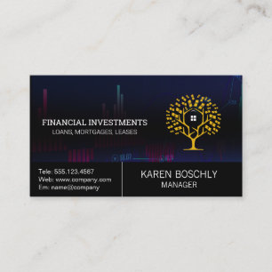 Carte De Visite Logo Money Tree Investissements
