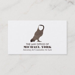 Carte De Visite Logo Owl, juriste
