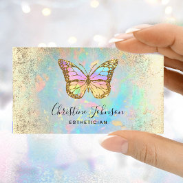 Carte De Visite logo papillon coloré
