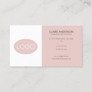 Carte De Visite Logo personnalisé