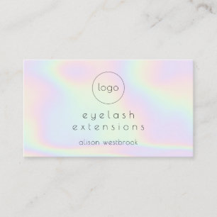 Carte De Visite Logo personnalisé des extensions pour les cils arc