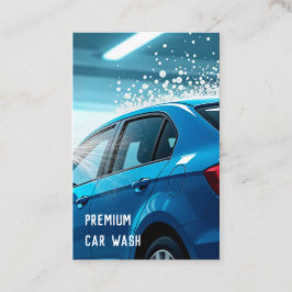 Carte De Visite Logo personnalisé et lavage de voiture QR