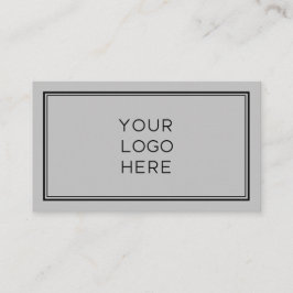 Carte De Visite Logo personnalisé professionnel| Simple et minimal