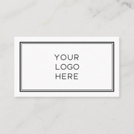 Carte De Visite Logo personnalisé professionnel| Simple et minimal