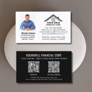 Carte De Visite Logo photo de crédit hypothécaire professionnel