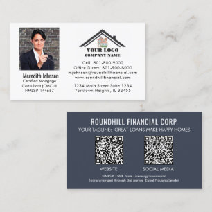Carte De Visite Logo photo de crédit hypothécaire professionnel 