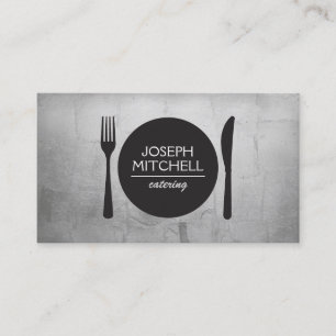 Carte De Visite Logo Plaque Rétro pour les chefs, Restauration, Re
