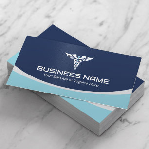 Carte De Visite Logo professionnel Médicale Soins de santé
