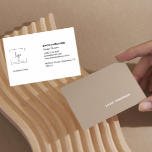 Carte De Visite Logo professionnel Moderne