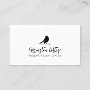 Carte De Visite Logo Professionnel Script Typographie Moderne.
