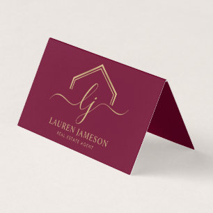 Carte De Visite Logo Promotionnel immobilier moderne