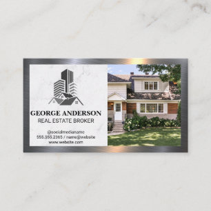 Carte De Visite Logo Propriétés   Jardin avant