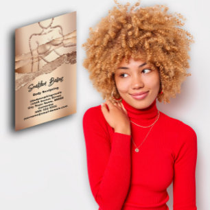 Carte De Visite Logo QRCode d'insertion pour la sculpture du corps