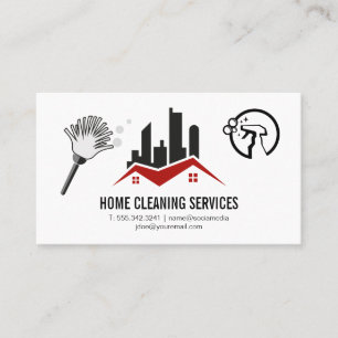 Carte De Visite Logo résidentiel commercial   Duster de vaporisate