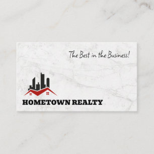 Carte De Visite Logo résidentiel commercial Immobilier