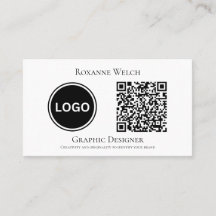 Logo rond Code QR Entreprise Entreprise Minimal