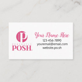 Carte De Visite Logo rose Parfaitement Posh