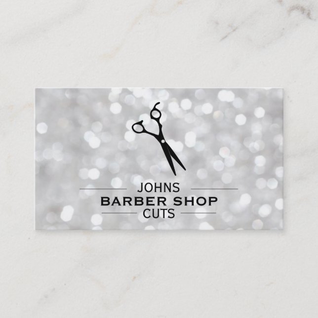 Carte De Visite Logo Shears avec Dividers (livre blanc) (Devant)