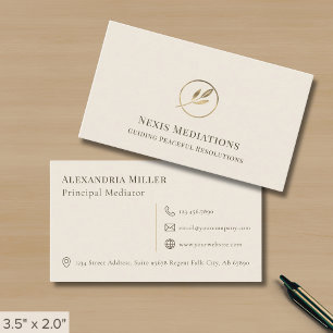 Carte De Visite Logo simple et élégant