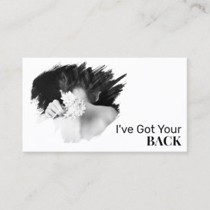 Carte De Visite *~* Logo Spa QR Chiropractor Chiropractor Photo