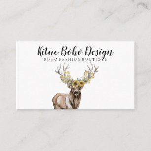 Carte De Visite Logo SunFlower Antler