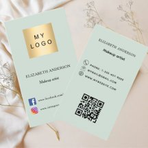 Logo vert Sage Code Qr médias sociaux