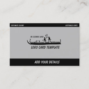 Carte De Visite Logo Viking Ship