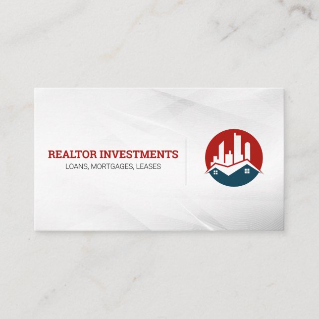 Carte De Visite Logo ville et résidentiel | Réalisateur (Devant)