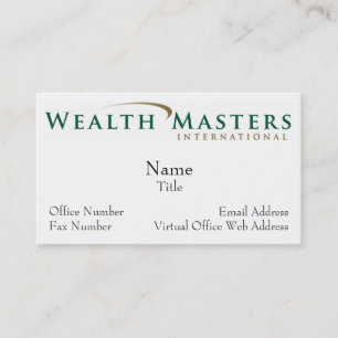 Carte De Visite Logo WMI, Nom, Titre, Adresse e-mail, Virtuel O...