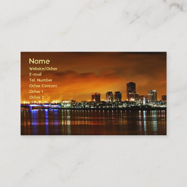 Carte De Visite Long Beach CA (Devant)