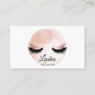 Carte De Visite Longueur Lash Extension Maquillage Artiste Blush R