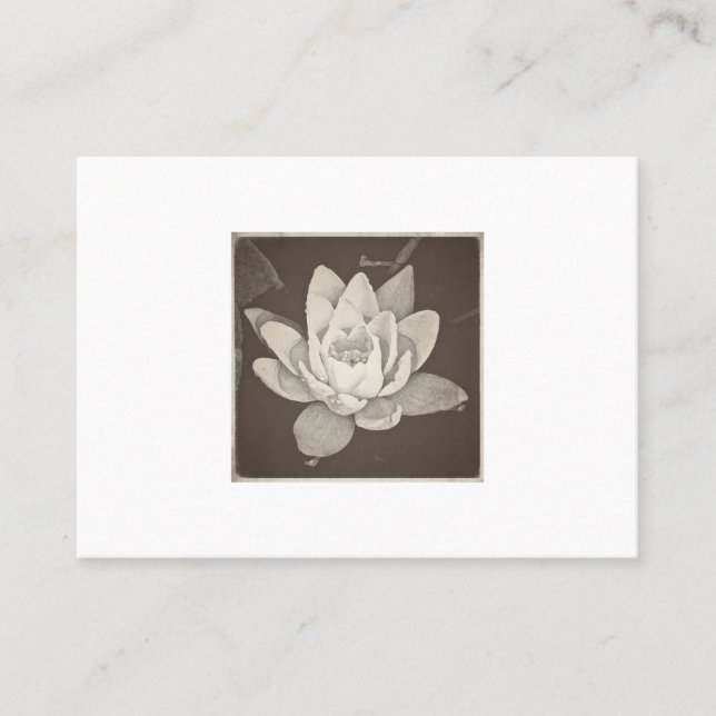 CARTE DE VISITE LOTUS (Devant)