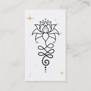 Carte De Visite *~* Lotus cosmiques + Nirvana - Géométrie sacré