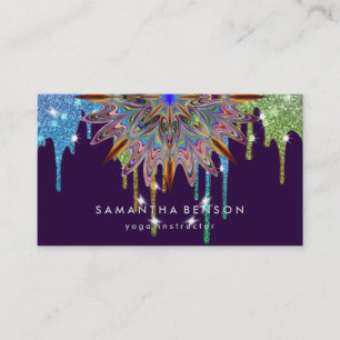 Carte De Visite Lotus Flower Logo Yoga