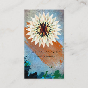 Carte De Visite Lotus Flower Yoga Méditation Spa Holistic