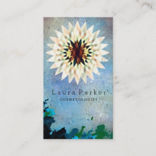 Carte De Visite Lotus Flower Yoga Méditation Spa Holistic