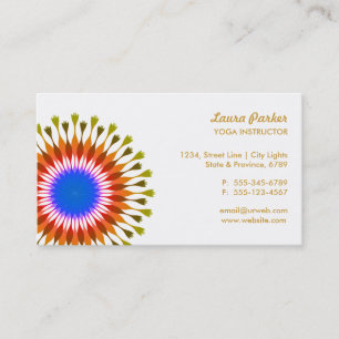 Carte De Visite Lotus Logo Wellness Arts de la guérison Santé