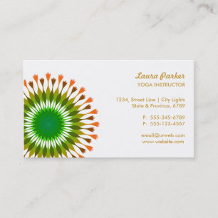 Carte De Visite Lotus Logo Wellness Arts de la guérison Santé
