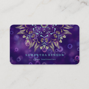 Carte De Visite Lotus Lotus Logo Yoga Meditation Bien-être