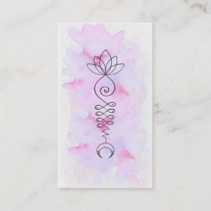 Carte De Visite ~ Lotus Moon Energy Healer Yoga Reiki
