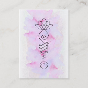 Carte De Visite *~* Lotus Moon Energy Healeur Yoga Nirvana Reiki