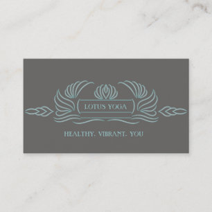 Carte De Visite Lotus simple