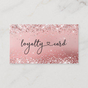 Carte De Visite Loyalität Karte Parties scintillant 5 clous Lashes