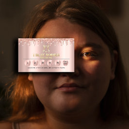 Carte De Visite Loyaliy 6 Boîtes de sculpture du corps Logo Rose