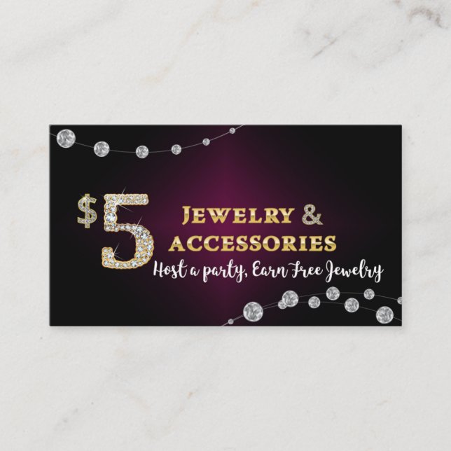 Carte De Visite Loyalty Card - Rewards Card Paparazzi Consultant (Devant)