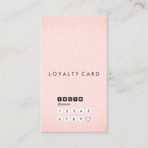 Carte De Visite Loyauté de linge nettoyé pour nettoyage profession